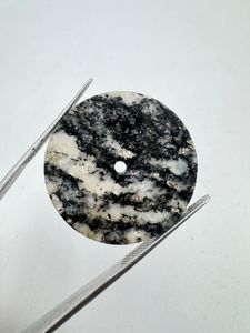 หน้าปัดนาฬิกาพร้อมกลไก NH35 หินแจสเปอร์ลายม้าลายธรรมชาติ สีขาว/ดำ ขนาด 28.50 มม. หนา 1 มม. ดีไซน์คลาสสิก สวยงาม เหมาะสำหรับการประกอบนาฬิกา - Product Image 3