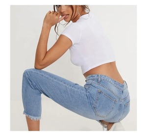 T-shirt d'été pour femme, coupe classique, sexy, à manches courtes, avec logo, 100 % coton, anti-plis et respirant, col montant, prêt pour le yoga - Product Image 4