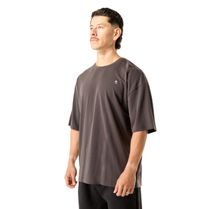 T-shirt Homme Oversize à Manches Courtes Coupe Ample Décontracté Streetwear Coton Haut de Gamme pour Entraînement OEM Vente en Gros - Product Image 3