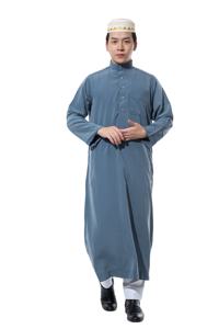 Thobe Islámico de Algodón de Alta Calidad para Hombre, Diseño Saudí, Thobe Largo Musulmán, Thobe Largo y Elegante para Hombre - Product Image 6