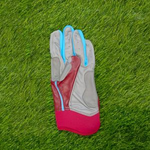 Gants de frappe professionnels à manchette courte, plusieurs couleurs disponibles, tailles adulte et junior, en cuir, pour le baseball. - Product Image 6
