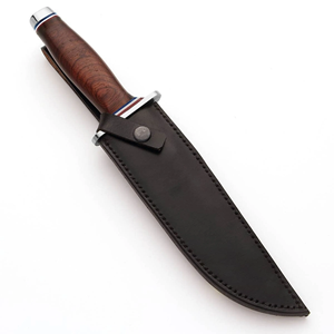 Cuchillo de Caza LEGACY BLADES Hecho a Mano de Acero al Carbono, Hoja Fija de Punta Caída, Borde Plano, Mango de Madera, Grado Industrial, OEM Personalizable - Product Image 5
