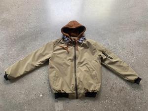 Chaqueta con Capucha Acolchada de Lona para Hombre, con Cierre, Resistente al Viento, para Otoño e Invierno, Estilo Urbano - Product Image 2