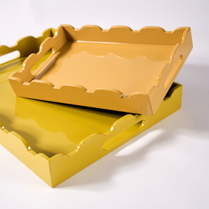 Vietnamese Custom Size Lacquer <b>Tray</b> with Shiny Finish for <b>Tea</b>, Coffee, Breakfast Serving and Home Table Decoration - Product Image 6