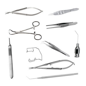 Ensemble d'instruments chirurgicaux ophtalmiques CE ISO, instruments microchirurgicaux oculaires de qualité supérieure, exportateur - Product Image 2