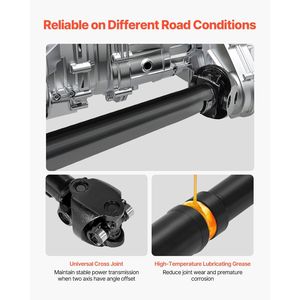 Albero di Trasmissione Anteriore per Jeep Cherokee L6 4.0L 1987-2001, 30.9"-33.8", Ricambio per Albero Cardanico # 5300554 - Product Image 5