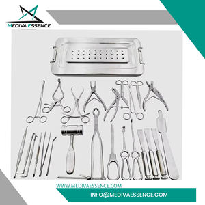 Juego Básico de Cirugía Ortopédica de 25 Piezas, Instrumentos Quirúrgicos Manuales de Acero Inoxidable Alemán con Caja - Product Image 5