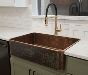 Lavabo de baño de cobre antiguo de alta calidad con superficie cuadrada, embalaje OEM, para lavarse las manos, ¡gran oferta! - Product Image 4