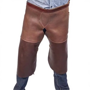 Chaps de fermeur en cuir de vachette véritable de qualité supérieure, réglables, pour le sablage des sabots, équipement de protection pour fermeurs et saboteurs - Product Image 6