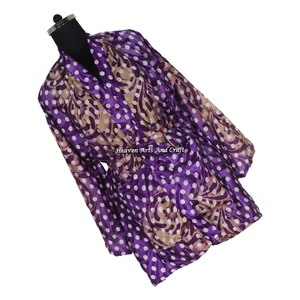 KS001 Kimono Corto de Seda Vintage para Mujer, Estampado Floral Colorido, Estilo Boho, para la Playa, Vacaciones, Salidas - Product Image 5