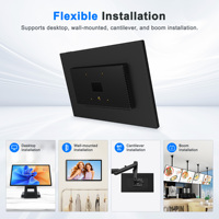 Monitor de Pantalla Táctil LCD Capacitiva Android de 15.6 Pulgadas de Alto Brillo para Señalización Digital y Pantallas Publicitarias