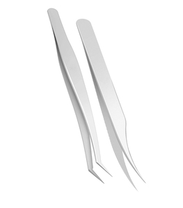 Pinzas para Pestañas de Acero Inoxidable con Agarre de Fibra, Logotipo Personalizado, Nano Duraderas, Antiestáticas, Punta Fina, Punta Lisa, 10 mm de Longitud, Belleza - Product Image 6