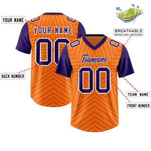 Camiseta de Fútbol Americano al por Mayor, Tejido Transpirable, Sublimación, Nombre y Número del Equipo Personalizados, Fabricante de Ropa Deportiva - Product Image 2