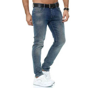 Pantalones Vaqueros para Hombre, Estilo Cuatro Bolsillos con Costuras Resistentes para Uso Diario, Corte Clásico, Logotipo y Diseño Personalizados 2026 - Product Image 3
