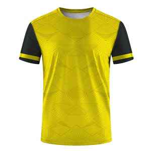 Camiseta de poliéster 100% sublimada para hombre, de corte holgado, cuello redondo, técnica de impresión, estilo liso, de moda. - Product Image 4