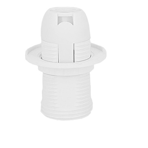 <span class=keywords><strong>E14</strong></span> giữ đèn màu trắng nến bóng đèn ổ cắm nhựa bóng đèn ổ cắm - Product Image 1