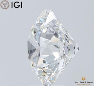 เพชร CVD ขนาด 5.00 กะรัต สี F ความสะอาด VVS2 รูปทรงกลม พร้อมใบรับรอง IGI สำหรับจี้แบบสั่งทำพิเศษ - Product Image 6