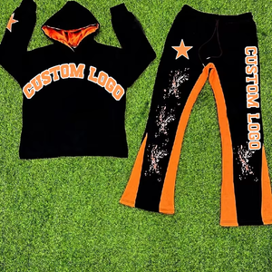 Nouveau costume décontracté pour homme adulte, style européen et américain, avec fermeture éclair, coupe ajustée, effet délavé, motif uni - Product Image 3