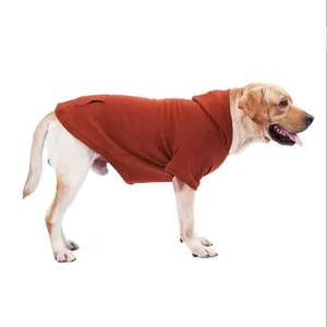 Sudadera con Capucha para Perro, Ropa de Forro Polar para Cachorros, Suéter Cálido con Capucha, Camiseta con Capucha para Mascotas, Sudadera Básica 100% Algodón para Otoño, Tallas Pequeña, Mediana y Grande - Product Image 1