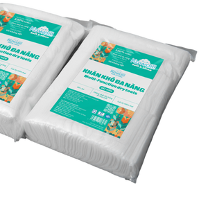 Eco-Friendly Flushable Non-Woven Dry Wipes 300 Sheets Individually Wrapped Extra Soft Multi-Purpose Towels Personal Hygiene - Product Image 1