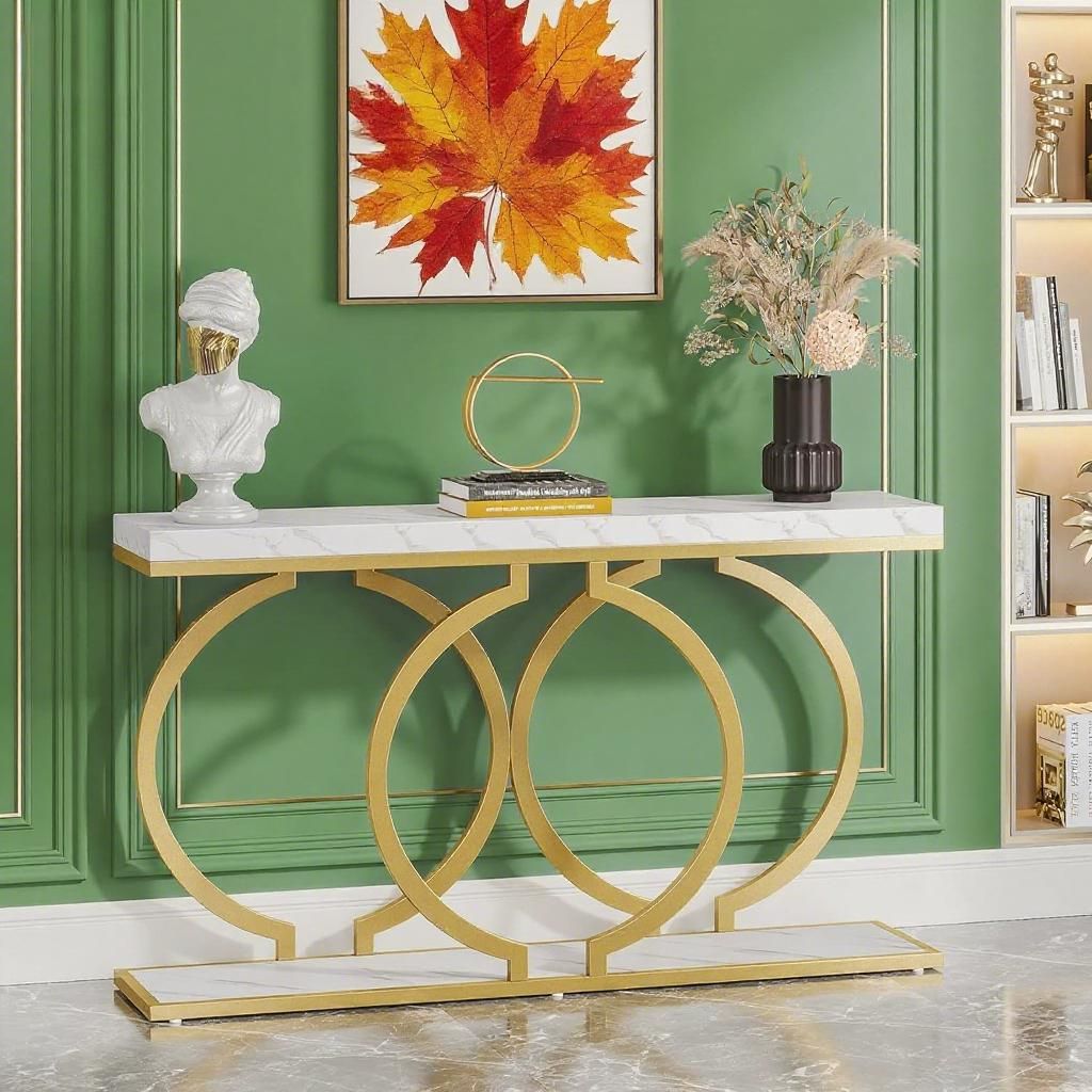 White and Gold Color