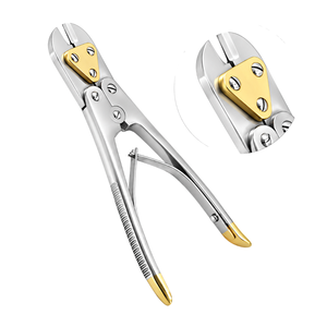 Coupe-épingles orthopédique à double action, instrument chirurgical robuste pour la fixation osseuse et l'élimination des épingles métalliques, conforme ISO13485 - Product Image 4