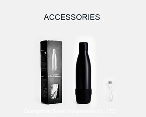 Bouteille d'eau isotherme intelligente en acier inoxydable, Double paroi, étanche, pour le Sport, vente en gros - Product Image 6