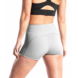 Shorts de compression pour femmes, taille haute, respirants, coupe-vent, séchage rapide 4 directions, personnalisables en polyester/spandex, OEM - Product Image 4