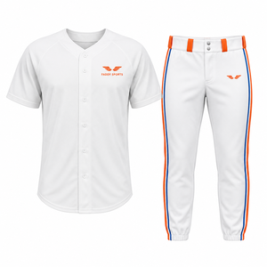 Ensemble d'uniformes de baseball personnalisés entièrement sublimés, vente en gros, respirant, séchage rapide, maillot et pantalon de baseball pour hommes et jeunes - Product Image 1