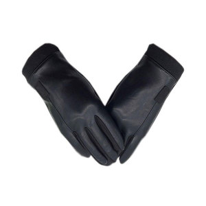 Breathable Waterproof <b>Touch</b> <b>Screen</b> Plain Leather <b>Gloves</b> Full Finger Eco-Friendly Sports <b>Gloves</b> Wholesale Cheap Price Made - Product Image 1