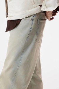 Jeans Casuales de Diseño en Mezclilla Azul, de Verano, de Algodón, de Pierna Ancha, Elásticos y Ecológicos - Comprar en Línea - Product Image 3