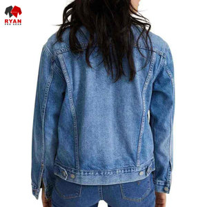 Chaqueta Vaquera Personalizada Ryan Pro Gear para Mujer, Tejido Transpirable y Cómodo con Logotipo Personalizado, Ecológica - Product Image 1