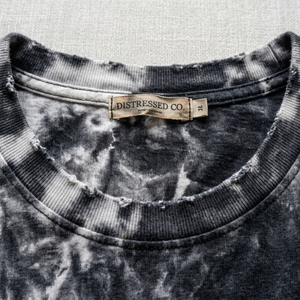 OEM Tie-Dye Knitted Short Sleeve T-Shirts Men Crew-Neck Stonewash Tie Dye Tee Shirt Mens Summer Street Style Tie Dyed <b>TShirt</b> Men - Product Image 5