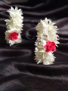 ผ้าที่เป็นมิตรต่อสิ่งแวดล้อมพร้อมดอกกุหลาบผ้าซาตินสำหรับเจ้าสาวในงานแต่งงาน ฮัลดี โดลกี เครื่องประดับสำหรับเด็กผู้หญิงในงานเทศกาล และของชำร่วยงานแต่งงานมุสลิม - Product Image 2