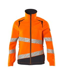 Chaqueta de Trabajo de Alta Visibilidad para Hombre, Naranja, Reflectante, Uniforme de Seguridad, Material de Poliéster, Resistente al Viento, Impermeable, para Uso en Exteriores - Product Image 4