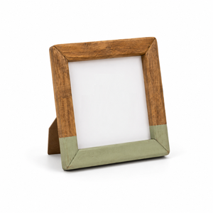Wholesale Handmade Mango Wood <b>Picture</b> <b>Frame</b> <b>Vintage</b> Style Hand Carved Ribbed Texture Photo Holder for Tabletop Home Decor - Product Image 4