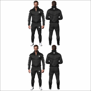 Survêtements pour hommes à la mode et durables, vêtements décontractés, manches longues surdimensionnées, tissu de qualité, survêtements pour hommes - Product Image 6
