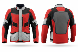 Veste de moto en tissu corduroy de haute qualité 100%, protection intégrale personnalisée, veste de moto de course robuste - Product Image 6