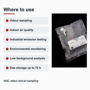 Bolsa de Muestreo de Gases TECHINSTRO Kynar de 0.5 Litros, Bolsa de Película de PVDF con Válvula Única a Prueba de Fugas para Muestreo de Olores VOC y Aire - Product Image 4