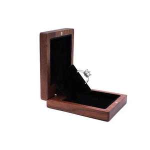 Premium Quality Wooden Ring Box with Elegant Design <b>and</b> Smooth Finish for Jewelry Display <b>and</b> Storage Available In Bulk Quantity - Product Image 2