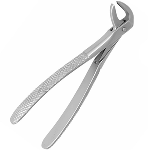 ARISTON INTERNATIONAL Pinzas de Extracción Dental Manuales de Acero Inoxidable de Alta Calidad, Pinzas de Extracción Pedo Cowhorn, CE - Product Image 3