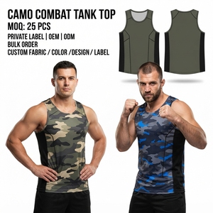 Camiseta de Tirantes Sublimada con Logotipo Personalizado para Hombre, MMA, Lucha, Transpirable, para Entrenamiento, Fitness, Gimnasio, Ropa Deportiva de Alto Rendimiento - Product Image 3