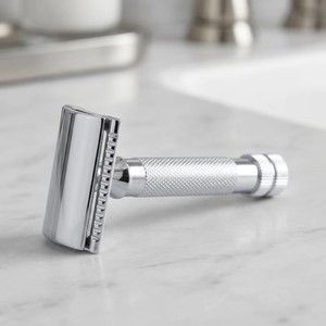 Rasoir de sécurité HD chromé à double tranchant, rasoir à lame unique, OEM, étiquette privée, emballage personnalisé disponible, rasoirs de sécurité Maclura - Product Image 1
