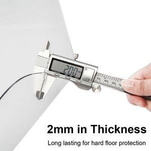 Tappetino Rettangolare in PVC 36x48 Pollici con Finitura Opaca per Protezione Sedie - Product Image 4