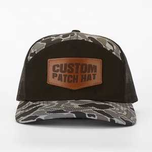 Casquette Trucker en Maille Camouflage Personnalisable Unisexe Réglable Chapeau Décontracté Respirant en Polyester Coton pour Toutes Saisons - Product Image 4
