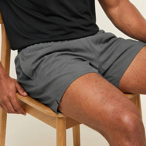 Men's Solid Casual <b>Shorts</b> <b>Spandex</b>/Polyester Canvas Mid Waist Drawstring Closure Breathable Quick Dry Custom Color Custom Logo - Product Image 6