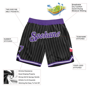 Nouveauté 2026 – Short de sport en maille personnalisé OEM, en polyester, avec logo imprimé, pour hommes, vente en gros - Product Image 3