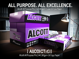 Papier copie blanc Alcott A4 80g/70g - Product Image 2