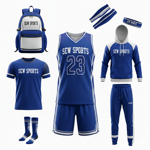 Paquete de Uniforme de Baloncesto Personalizado de Verano, Uniforme de Baloncesto Reversible y Elegante, Transpirable, de Secado Rápido, 100% Poliéster - Product Image 5