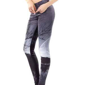 Leggings pour femmes, dernière tendance, taille mi-haute, respirants, en spandex/polyester, sans coutures. - Product Image 3